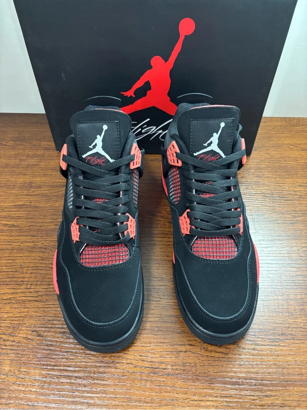 Jordan 4 Retro Red Thunder -Men’s Sleek Basketball Shoes Sneakers